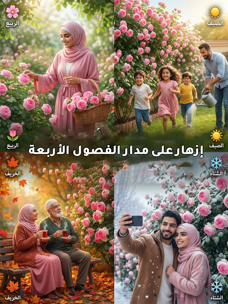 🌸بذور الورد المتسلق النادرة سهلة النمو، عطرة، مزهرة معمرة