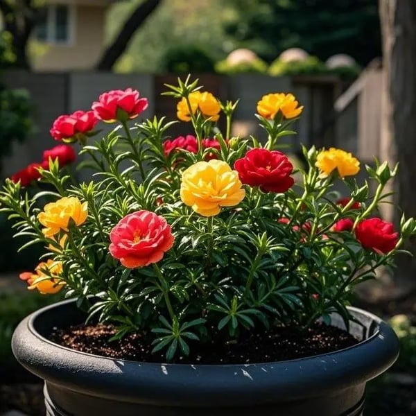 🌸Graines de pourpier d'été – 🌿Graines de fleurs vivaces / Grandes fleurs / Facile à cultiver