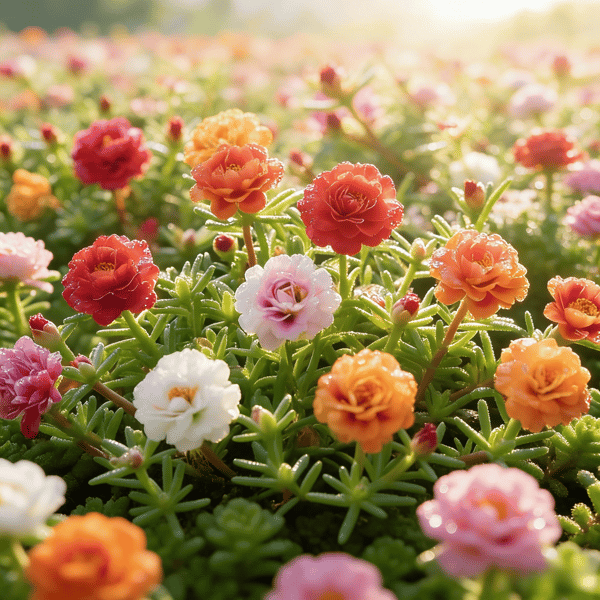🌸Graines de pourpier d'été – 🌿Graines de fleurs vivaces / Grandes fleurs / Facile à cultiver